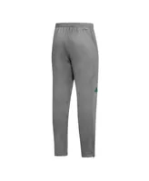 Men's adidas Gray Miami Hurricanes 2023 Travel Aeroready Tapered Pants