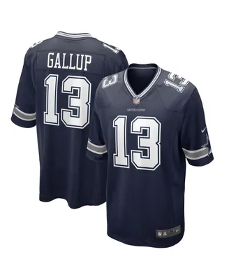 Men's Nike Michael Gallup Navy Dallas Cowboys Game Jersey