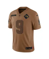 Men's Nike Matthew Judon Brown Distressed New England Patriots 2023 Salute To Service Limited Jersey