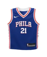 Infant Boys and Girls Nike Joel Embiid Royal Philadelphia 76ers Swingman Player Jersey - Icon Edition