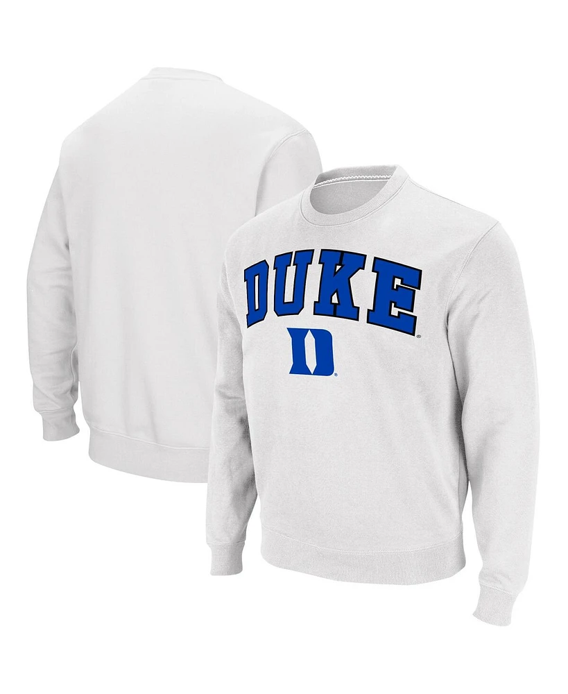 Colosseum Men's Duke Blue Devils Arch & Logo Pullover Sweatshirt