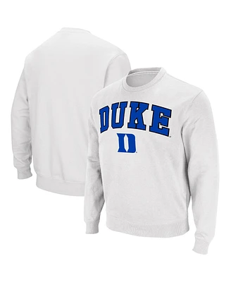 Colosseum Men's Duke Blue Devils Arch & Logo Pullover Sweatshirt