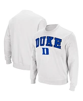 Colosseum Men's Duke Blue Devils Arch & Logo Pullover Sweatshirt