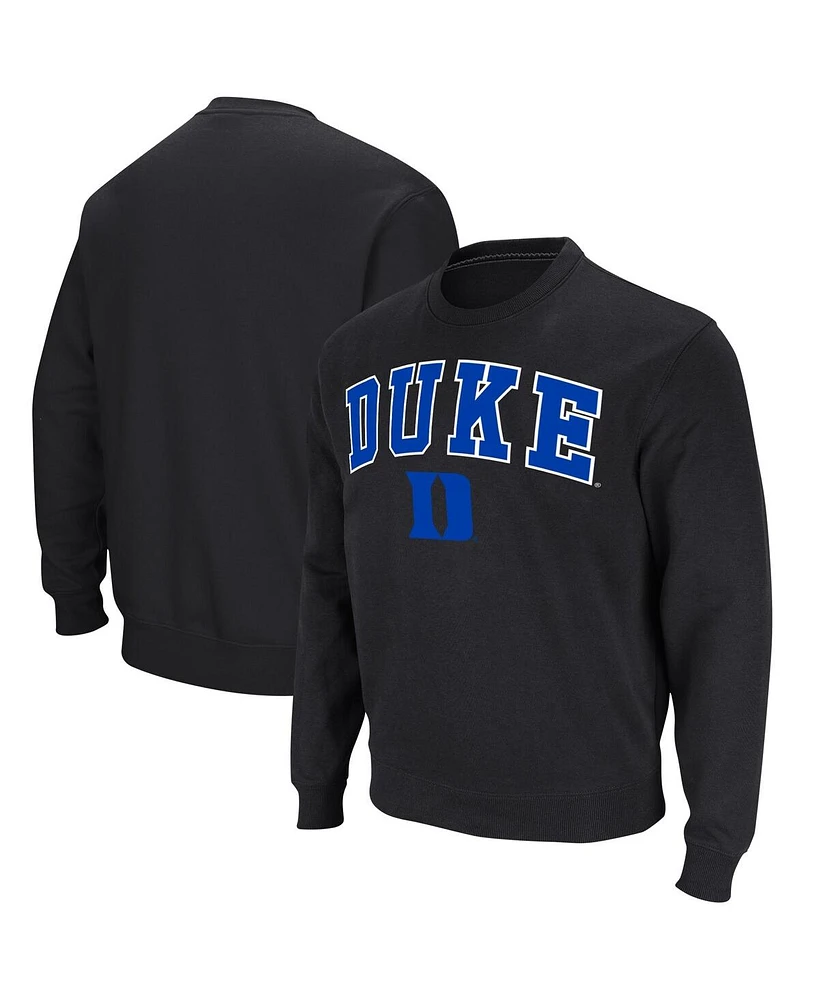 Colosseum Men's Duke Blue Devils Arch & Logo Pullover Sweatshirt
