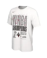 Men's and Women's Nike White Las Vegas Aces 2023 Wnba Finals Champions Authentic Parade T-shirt