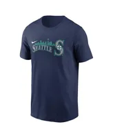 Men's Nike Navy Seattle Mariners Local Team Skyline T-shirt