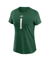 Women's Nike Sauce Gardner Green New York Jets Player Name and Number T-shirt