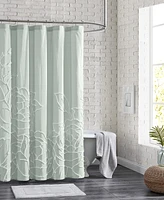 Peri Home Chenille Rose Shower Curtain, 72" x 72"