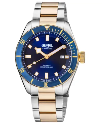 Gevril Men's Yorkville Two-Tone Stainless Steel Watch 43mm