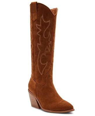 Madden Girl Arizona Knee High Cowboy Boots