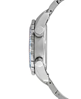 Abingdon Co. Women's Automatic Marina Divers Silver-Tone Titanium Bracelet Watch 40mm