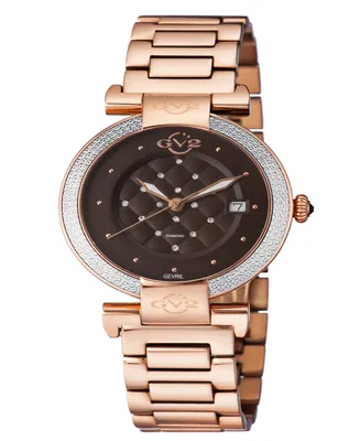 GV2 Berletta Women's Rose Gold-Tone Stainless Steel Watch 37mm