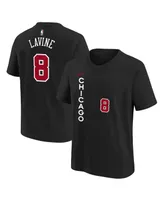 Big Boys Nike Zach LaVine Black Chicago Bulls 2023/24 City Edition Name and Number T-shirt