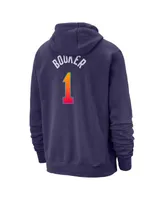 Men's Nike Devin Booker Purple Phoenix Suns 2023/24 City Edition Name and Number Pullover Hoodie