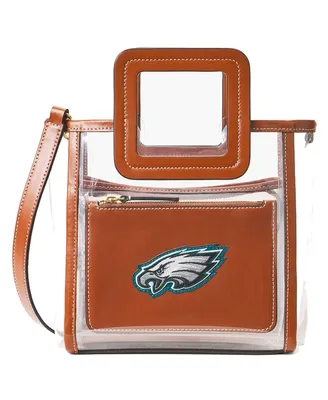 Women's Staud Philadelphia Eagles Clear Mini Shirley Bag