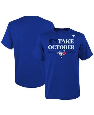 Big Boys Fanatics Royal Toronto Blue Jays 2023 Postseason Locker Room T-shirt