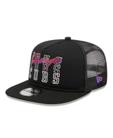 Men's New Era Black Chicago Cubs Street Team A-Frame Trucker 9FIFTY Snapback Hat