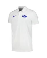 Men's Nike White Byu Cougars Sideline Polo Shirt