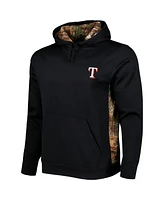 Men's Dunbrooke Black, Camo Texas Rangers Ranger Pullover Hoodie