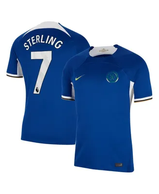 Men's Nike Raheem Sterling Blue Chelsea 2023/24 Home Stadium Replica Jersey