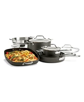 All-Clad Essentials Hard Anodized Nonstick Cookware Set, 10 piece