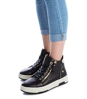 Carmela Collection Women's Leather High Top Sneakers By Xti