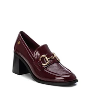 Women's Patent Leather Heeled Loafers, Carmela Collection By Xti