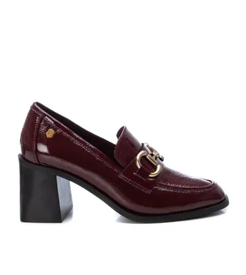 Women's Patent Leather Heeled Loafers, Carmela Collection By Xti