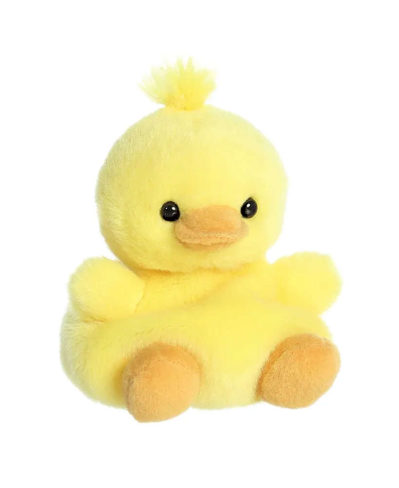 Aurora Mini Darling Duck Palm Pals Adorable Plush Toy Yellow 5"