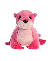 Aurora Medium River Otter Destination Nation Adventurous Plush Toy Pink 15"