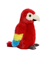 Aurora Small Scarlet Macaw Mini Flopsie Adorable Plush Toy Red 8"