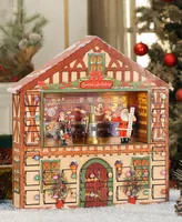 16" Animated Musical Santa's Workshop Advent Calendar