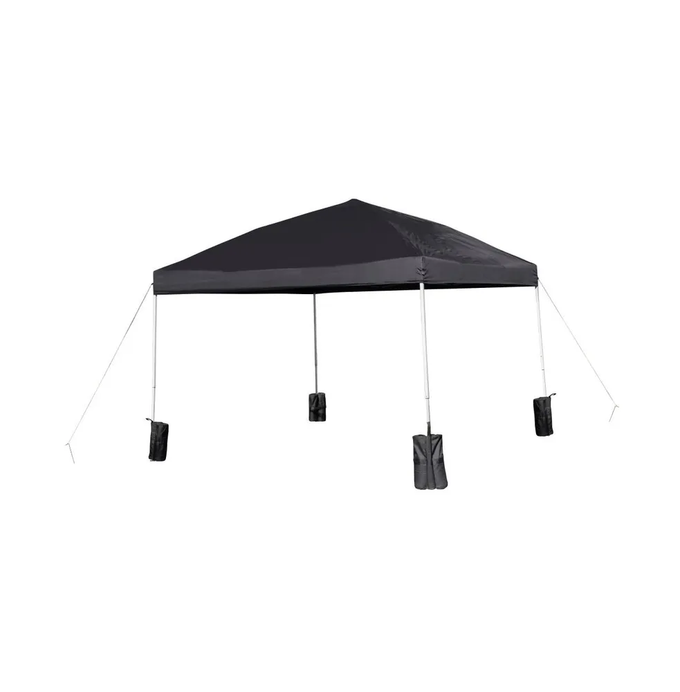 Ukko 10'X10' Weather Resistant, Uv Coated Pop Up Canopy Tent With Sandbags And Wheeled Case