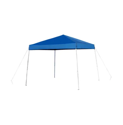Tamar 10'X10' Weather Resistant, Uv Coated Pop Up Canopy Tent With Reinforced Corners, Height Adjustable Frame And Carry Bag
