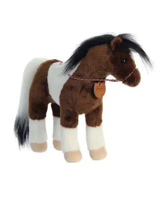 Aurora Large Paint Horse Breyer Exquisite Plush Toy Brown 11"
