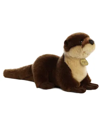Aurora Medium River Otter Miyoni Adorable Plush Toy Brown 14.5"