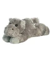 Aurora Small Howie Mini Flopsie Adorable Plush Toy Gray 8"