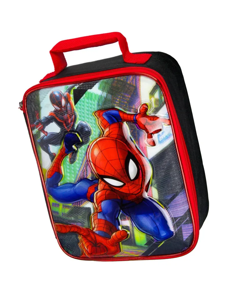 Marvel Spider-Man and Miles Morales Comic Superhero Insulated Lunch Tote