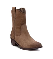 Women's Italian Western Suede Booties Carmela Collection By Xti