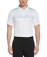 Pga Tour Men's Stitched Chest Block Polo Shirt