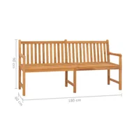 Patio Bench 70.9" Solid Teak Wood