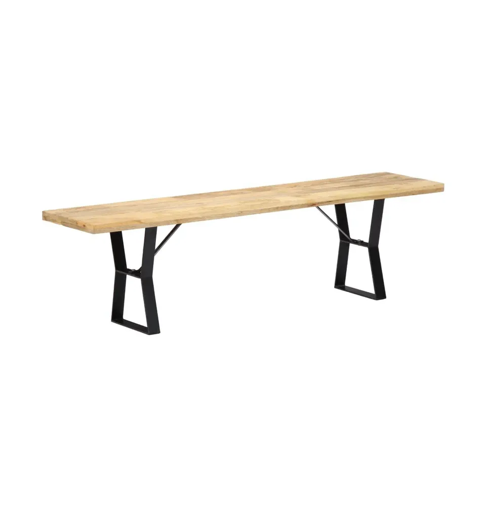 Bench 63" Solid Mango Wood