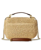 Lauren Ralph Woven Sophee Crossbody Bag