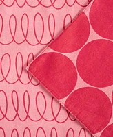 kate spade new york in the Loop Joy Dot Reversible Table Runner, 15" x 108"