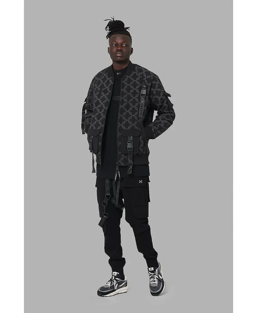 Dxxmlife Men's L-4 A Chain Gang Bomber Jacket