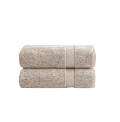 Home Outfitters 100% Cotton Bath Sheet Set , Absorbent, Bathroom Spa Towel, Transitional