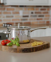 Sedona Kitchen Pro Stainless Steel 3.5-Qt. Saucepan with Draining Lid