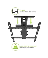 Kanto LX600SW Full-Motion Metal Stud Mount with Snaptoggle Heavy-Duty Toggle Bolts for 34" - 65" TVs