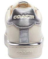 Coach Women's Lowline Lace Up Low Top Signature Sneakers