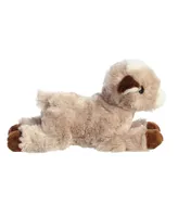 Aurora Small Paisley Goat Mini Flopsie Adorable Plush Toy Brown 8"